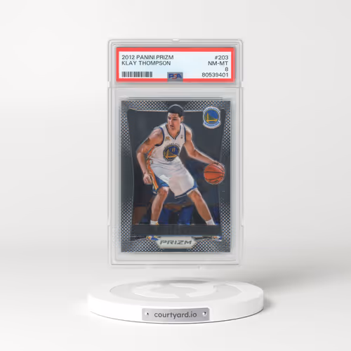 2012 Panini Prizm #203 Klay Thompson (PSA 8 NM-MT)