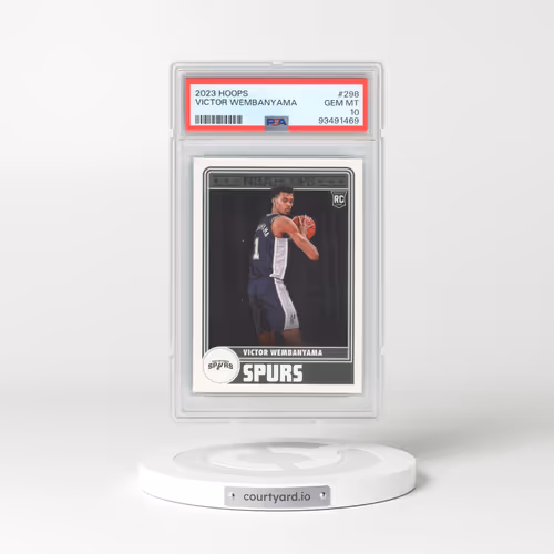 2023 Panini NBA Hoops #298 Victor Wembanyama (PSA 10 GEM MINT)
