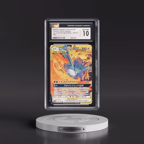 2019 Tag Team GX: Tag All Stars #102/173 Moltres & Zapdos & Articuno GX - Holo (CGC 10 GEM M