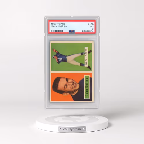 1957 Topps #138 John Unitas (PSA 3 VG)