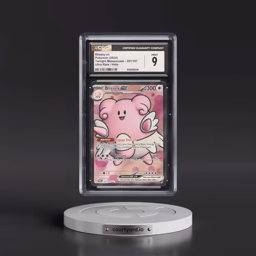 2024 Pokémon Twm EN-Twilight Masquerade #201 Blissey EX - Holo Ultra Rare (CGC 9 MINT)