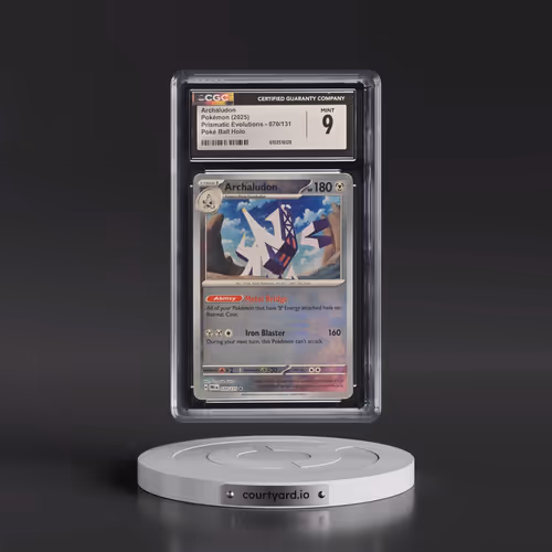 2024 Prismatic Evolutions - PRE EN #070/131 Archaludon - Poké Ball Holo (CGC 9 MINT)