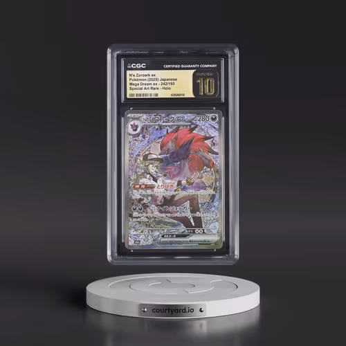 2025 Mega Dream ex - M2a #242/193 N's Zoroark ex - Special Art Rare Holo (CGC 10 PRISTINE)