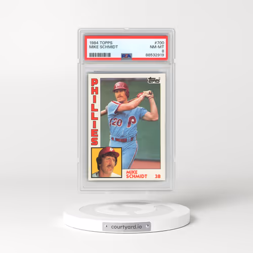 1984 Topps #700 Mike Schmidt (PSA 8 NM-MT)