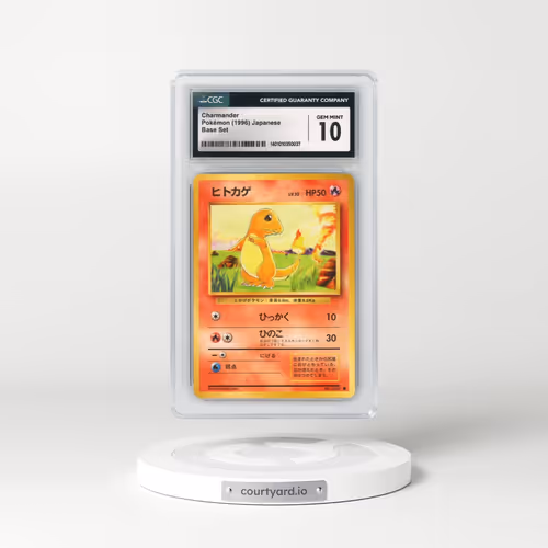 1996 Base Set Charmander (CGC 10 GEM MINT)