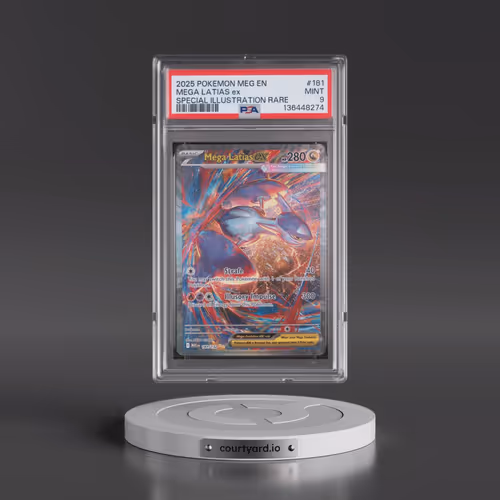 2025 Pokémon Meg EN-Mega Evolution #181 Mega Latias EX - Holo Special Illustration Rare (PSA 9 MINT)