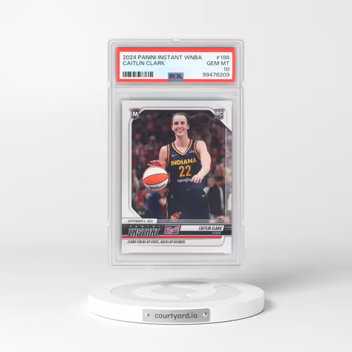 2024 Panini Instant WNBA #198 Caitlin Clark (PSA 10 GEM MINT)