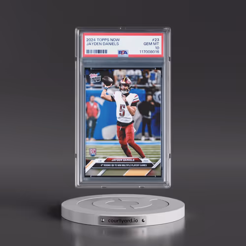 2024 Topps Now #23 Jayden Daniels (PSA 10 GEM MINT)