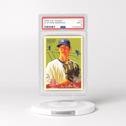 2008 Upper Deck Goudey #75 Clayton Kershaw (PSA 9 MINT)