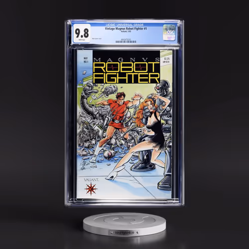 Vintage Magnus Robot Fighter #1 CGC 9.8 White Pages (Valiant, 1/92) - Universal