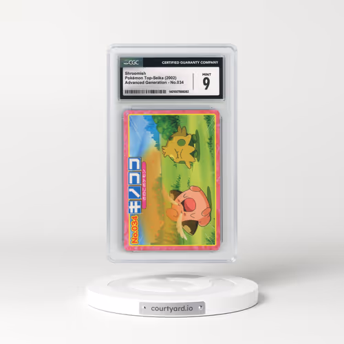 2002 Advanced Generation (Pink Border) #034 Shroomish (CGC 9 MINT)