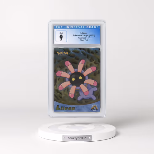 2003 Advanced #47 Lileep - Silver Foil (CGC 9 MINT)