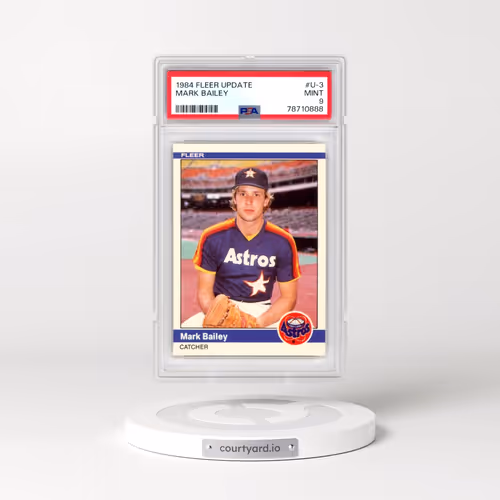 1984 Fleer Update #U-3 Mark Bailey (PSA 9 MINT)