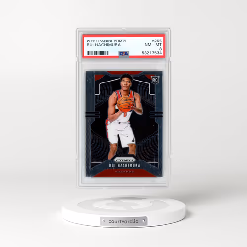 2019 Panini Prizm #255 Rui Hachimura (PSA 8 NM-MT)