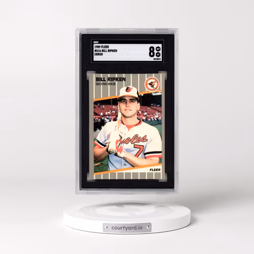 1989 Fleer #616 Bill Ripken - Error (SGC 8 NM-MT)