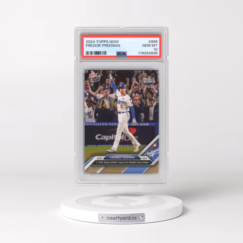2024 Topps Now #866 Freddie Freeman (PSA 10 GEM MINT)