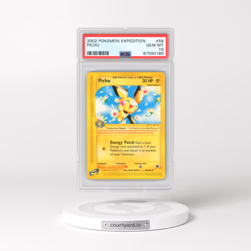 2002 Pokémon Expedition #58 Pichu (PSA 10 GEM MINT)