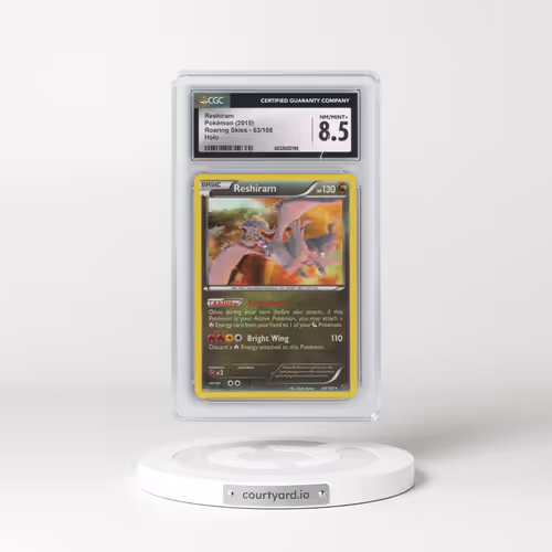 2015 Roaring Skies #63/108 Reshiram - Holo (CGC 8.5 NM-MT+)