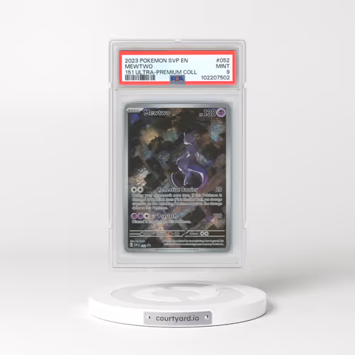 2023 Pokémon Svp EN-SV Black Star Promo #052 Mewtwo - 151 Ultra-Premium Collection (PSA 9 MINT)