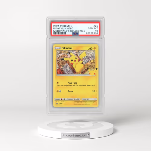 2021 Pokémon Mcdonald's Collection #25 Pikachu - Holo (PSA 10 GEM MINT)