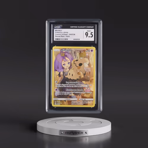 2019 Cosmic Eclipse #245/236 Mimikyu - Secret Rare Holo (CGC 9.5 MINT+)