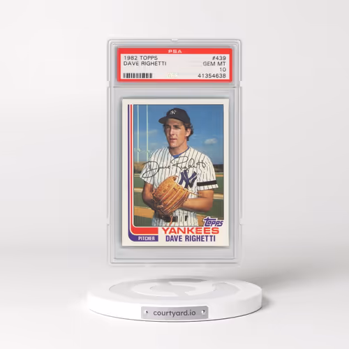1982 Topps #439 Dave Righetti (PSA 10 GEM MINT)
