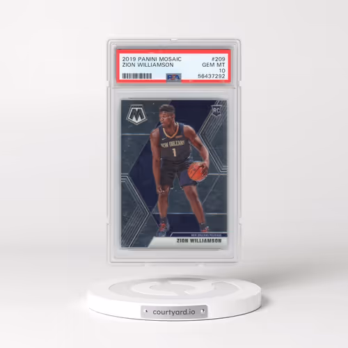 2019 Panini Mosaic #209 Zion Williamson (PSA 10 GEM MINT)
