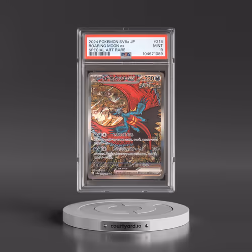 2024 Pokémon Sv8a-Terastal Fest EX #218 Roaring Moon EX - Holo Special Art Rare (PSA 9 MINT)