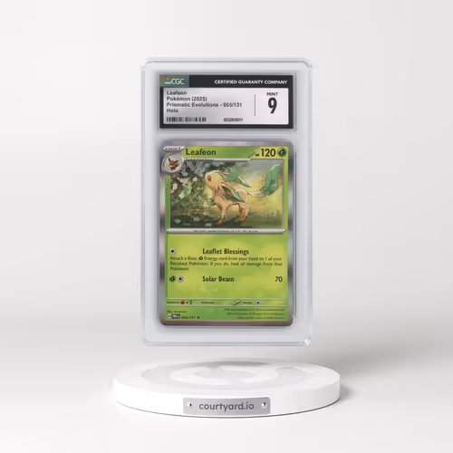 2025 Prismatic Evolutions - PRE EN #005/131 Leafeon - Holo (CGC 9 MINT)
