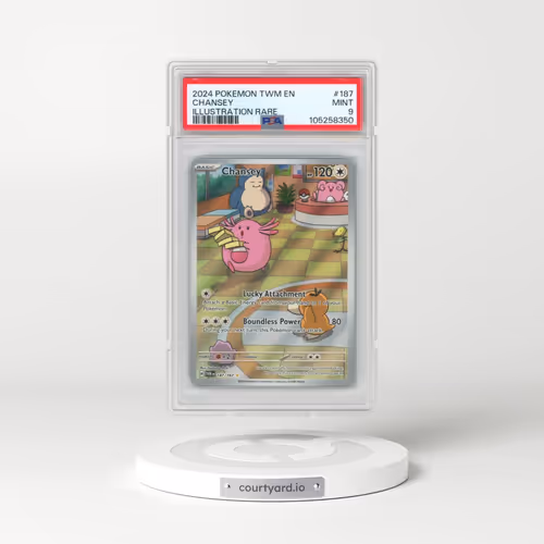 2024 Pokémon Twm EN-Twilight Masquerade #187 Chansey - Illustration Rare (PSA 9 MINT)