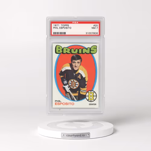 1971 Topps #20 Phil Esposito (PSA 7 NM)