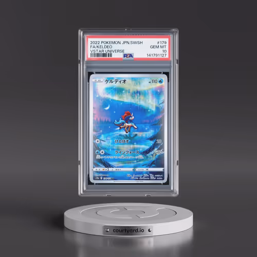 2022 Pokémon Sword & Shield Vstar Universe #179 Keldeo - Full Art (PSA 10 GEM MINT)