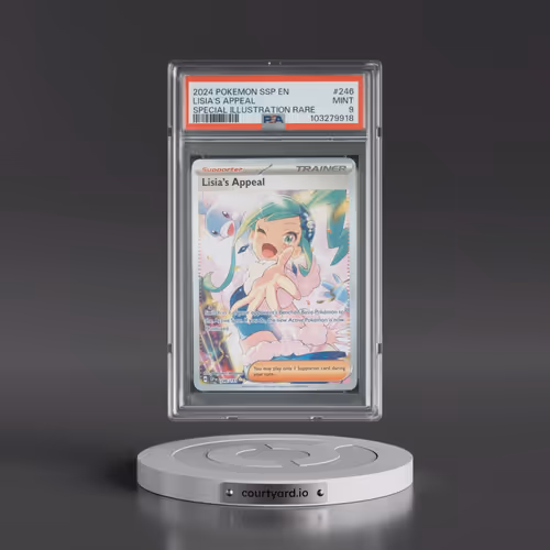 2024 Pokémon Ssp EN-Surging Sparks #246 Lisia's Appeal - Special Illustration Rare (PSA 9 MINT)