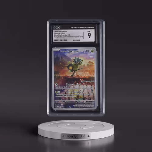 2024 Pokémon Svp EN-SV Black Star Promo #123 Teal Mask Ogerpon - Twilight Masquerade Pokemon Center