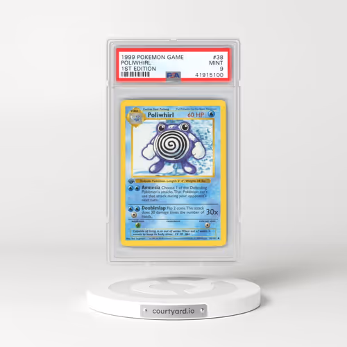 1999 Pokémon Game #38 Poliwhirl - 1st Edition (PSA 9 MINT)