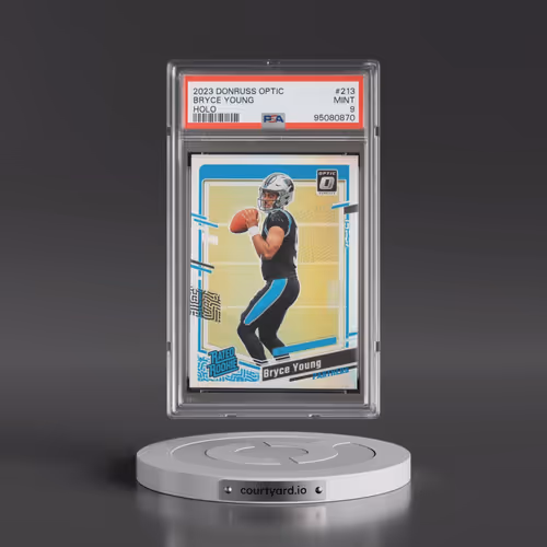 2023 Panini Donruss Optic #213 Bryce Young - Holo (PSA 9 MINT)