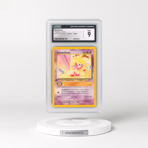 2001 Neo Revelation #54/64 Smoochum - 1st Edition (CGC 9 MINT)