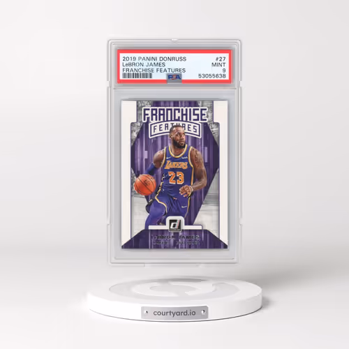 2019 Panini Donruss Franchise Features #27 LeBron James (PSA 9 MINT)