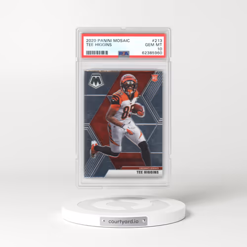 2020 Panini Mosaic #213 Tee Higgins (PSA 10 GEM MINT)