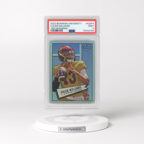 2022 Bowman University 1952 Bowman #52BF4 Caleb Williams - Base (PSA 9 MINT)