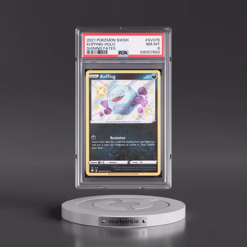 2021 Pokémon Sword & Shield Shining Fates #SV076 Koffing - Holo (PSA 8 NM-MT)