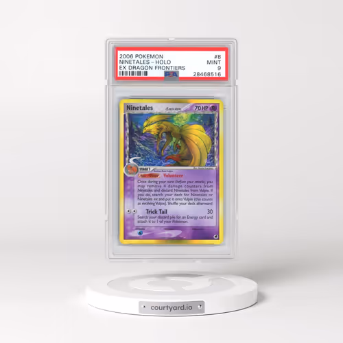 2006 Pokémon EX Dragon Frontiers #8 Ninetales - Holo (PSA 9 MINT)