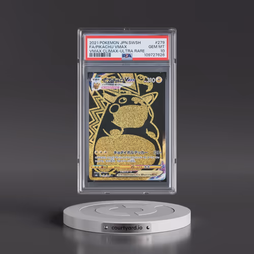 2021 Pokémon Sword & Shield Vmax Climax #279 Pikachu Vmax - Full Art Ultra Rare (PSA 10 GEM MINT)