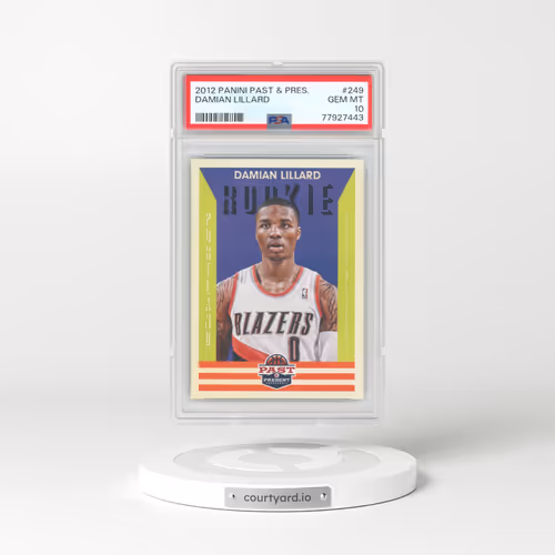 2012 Panini Past & Present #249 Damian Lillard (PSA 10 GEM MINT)