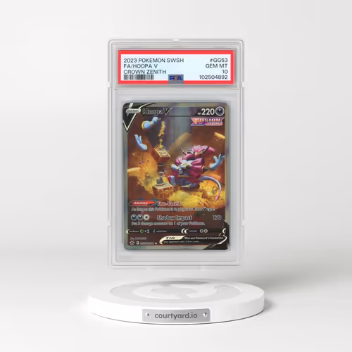 2023 Pokémon Sword and Shield Crown Zenith #GG53 Hoopa V - Holo Full Art (PSA 10 GEM MINT)