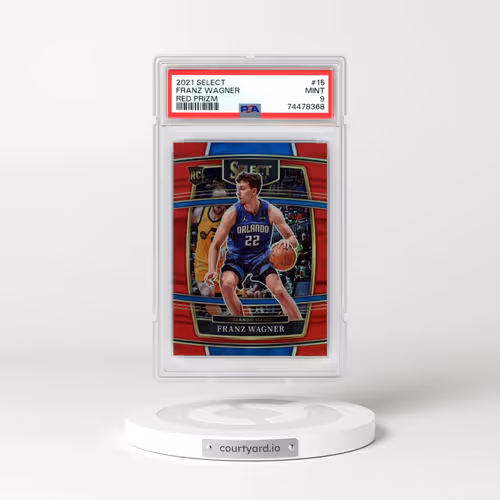 2021 Panini Select #15 Franz Wagner - Red Prizm (PSA 9 MINT)
