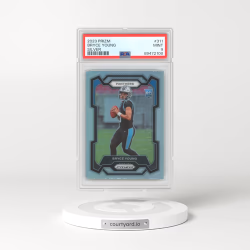 2023 Panini Prizm #311 Bryce Young - Silver Prizm (PSA 9 MINT)