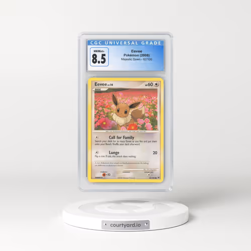 2008 Majestic Dawn #62/100 Eevee (CGC 8.5 NM-MT+)