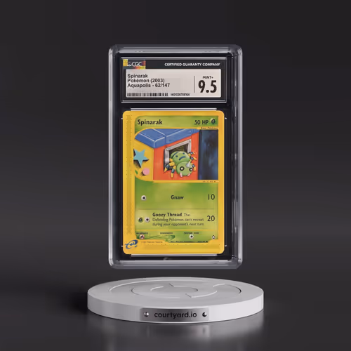 2003 Aquapolis #62/147 Spinarak (CGC 9.5 MINT+)