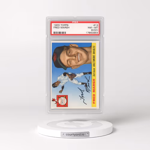 1955 Topps #13 Fred Marsh (PSA 8 NM-MT)